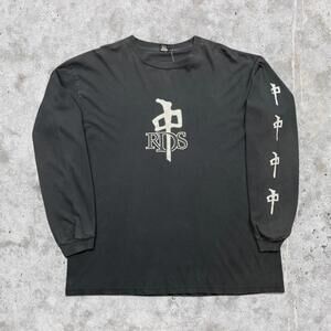 2000's Red Dragon Skate Sleeve Hit Graphic Long Sleeve Shirt